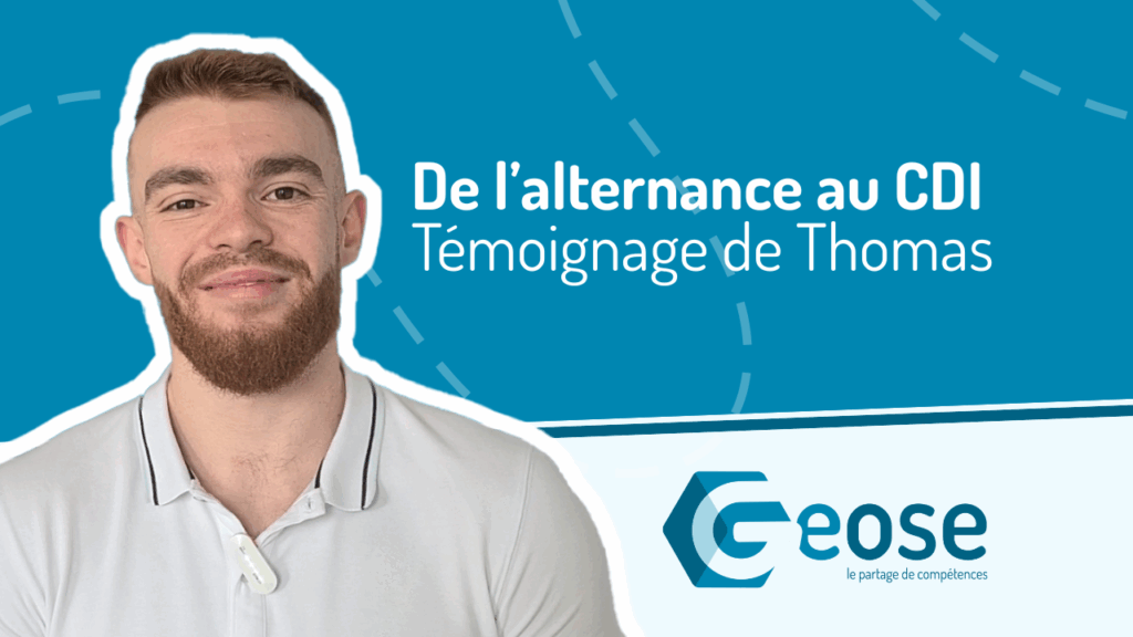 Témoignage de Thomas - alternance au CDI avec le Groupement d'Employeurs Geose